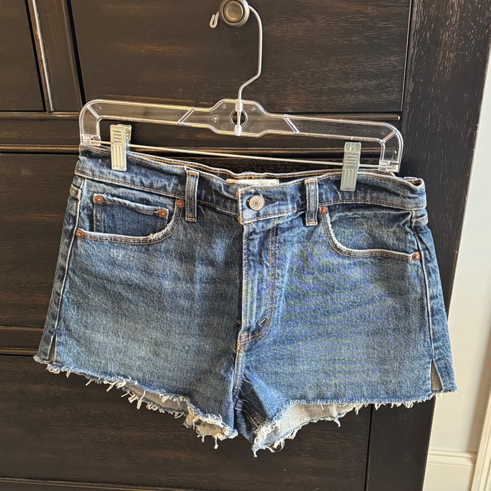 Abercrombie & Fitch Blue Jean Shorts